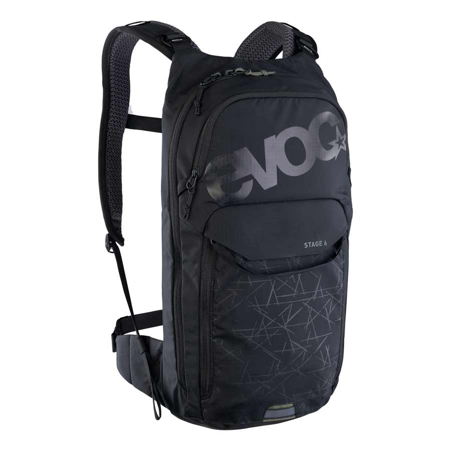 EVOC, Stage 6 + 2L Bladder, Hydration Bag, Volume: 6L, Bladder: Included (2L), Black