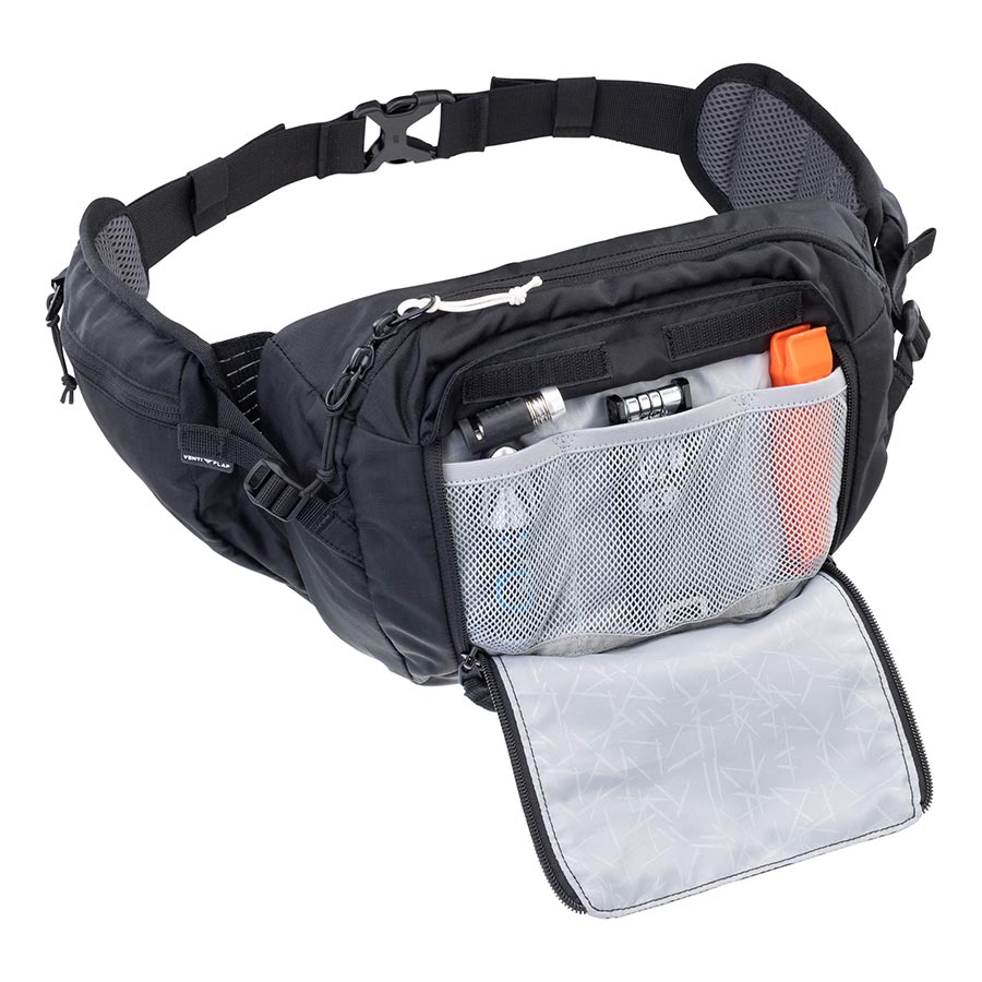 EVOC, Hip Pack 3 + 1.5L Bladder, Hip Pack, 3L, Included (1.5L), Black