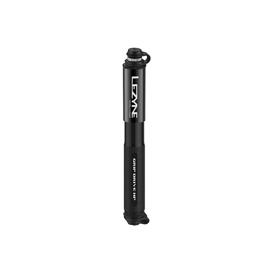 Lezyne, Grip Drive HP, Pump, ABS Flip Chuck, 120PSI, Black, 185mm