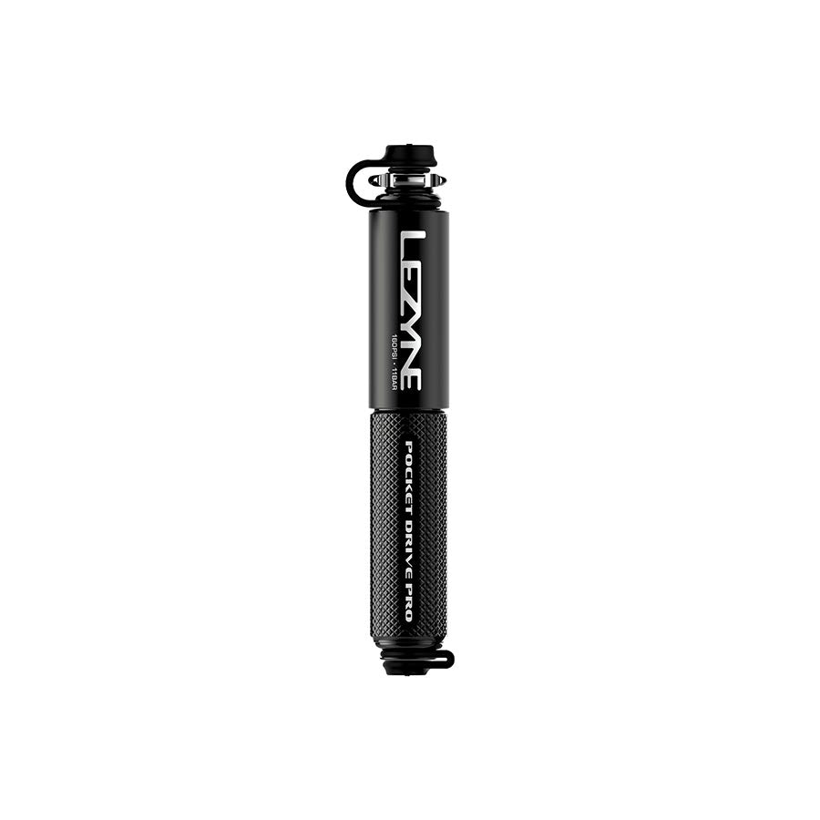 Lezyne, Pocket Drive Pro, Pump, 140mm, 160psi, ABS flip chuck, Black