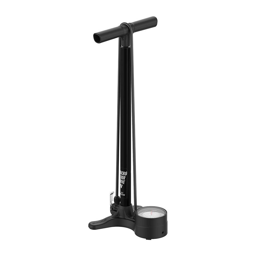 Lezyne, Macro Floor Drive HV, Floor Pump, ABS-1 Pro, Flat Black