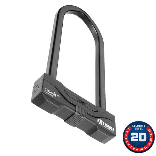 Abus, Granit Extreme XPlus 59, U-Lock, Key, 16mm, 11.1cm x 26.0cm, 4.3'' x 10.2'', Black