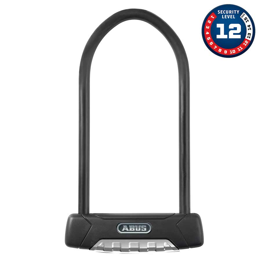 Abus, Granit Plus 470, U-Lock, Key, 12mm, 15.0cm x 23.0cm, 5.9'' x 9'', USH, Black