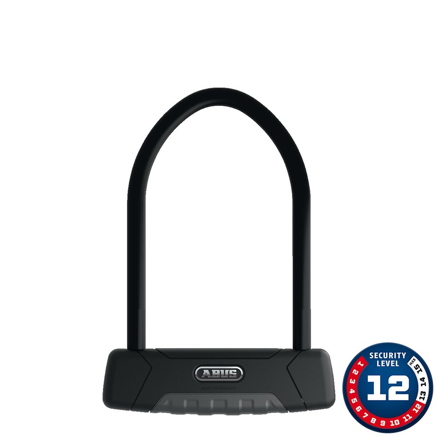 Abus, Granit Plus 470, U-Lock, Key, 12mm, 15.0cm x 23.0cm, 5.9'' x 9'', USH, Black