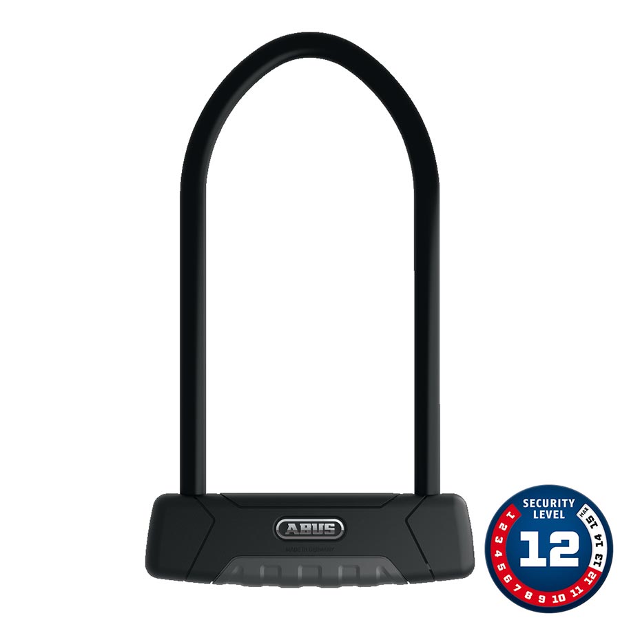 Abus, Granit Plus 470, U-Lock, Key, 12mm, 15.0cm x 23.0cm, 5.9'' x 9'', USH, Black