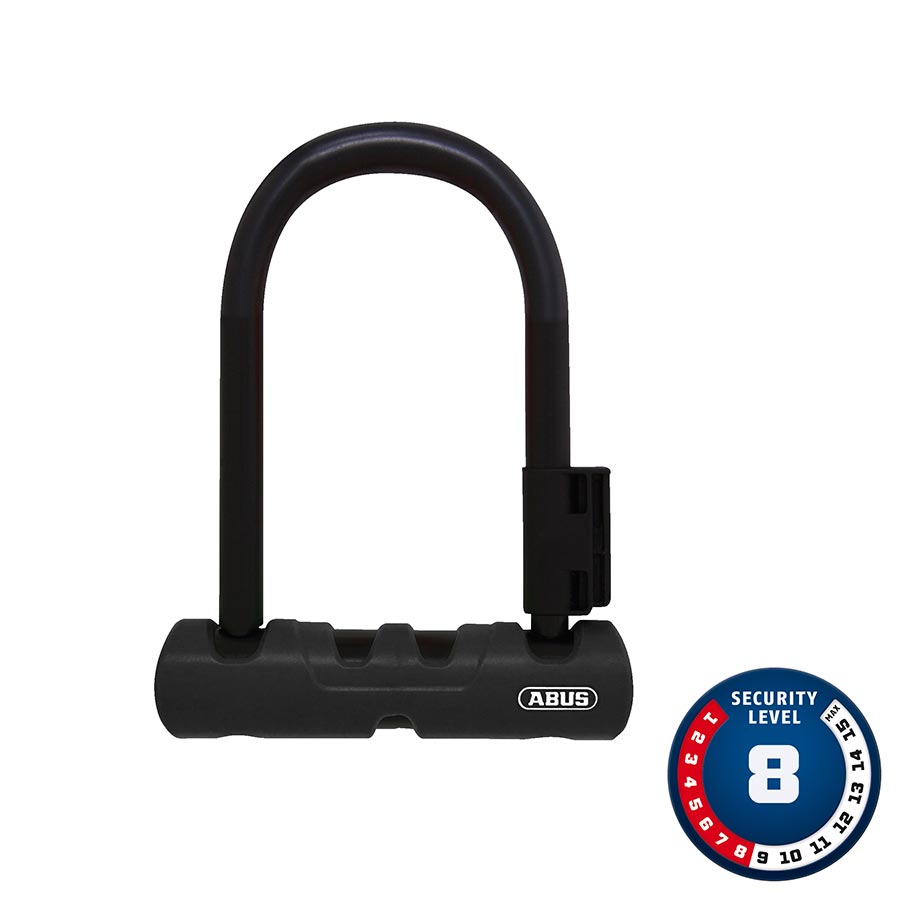 Abus, Ultra 410 Mini, U-Lock, Key, 12mm, 14.0cm x 15.0cm, 5.5'' x 5.9'', SH34, Green