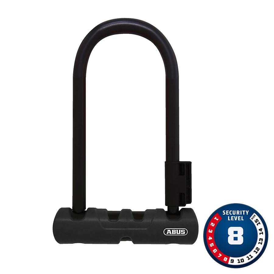 Abus, Ultra 410 Mini, U-Lock, Key, 12mm, 14.0cm x 15.0cm, 5.5'' x 5.9'', SH34, Green