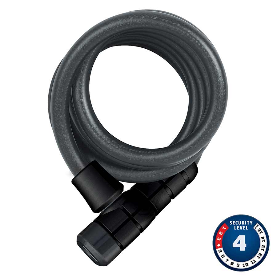 Abus, Booster 6512K, Cable with key lock, 12mm x 180cm (12mm x 5.9')