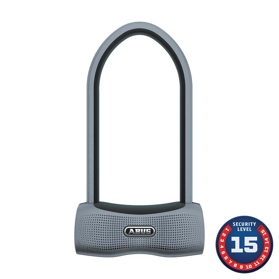 Abus, 770A SmartX, U-Lock, Smart, 160x230mm, 6.3''x9'', Thickness in mm: 13mm, Black, KF Bracket