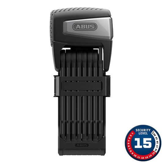 Abus, Bordo Smart X 6500A, Folding Lock, Smart, 110cm, 5mm, Black, No remote, Requires phone app