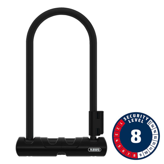 Abus, Ultra 410K Mini, U-Lock, Key, 12mm, 150x180mm, 5.9''x7'', SH34, Black