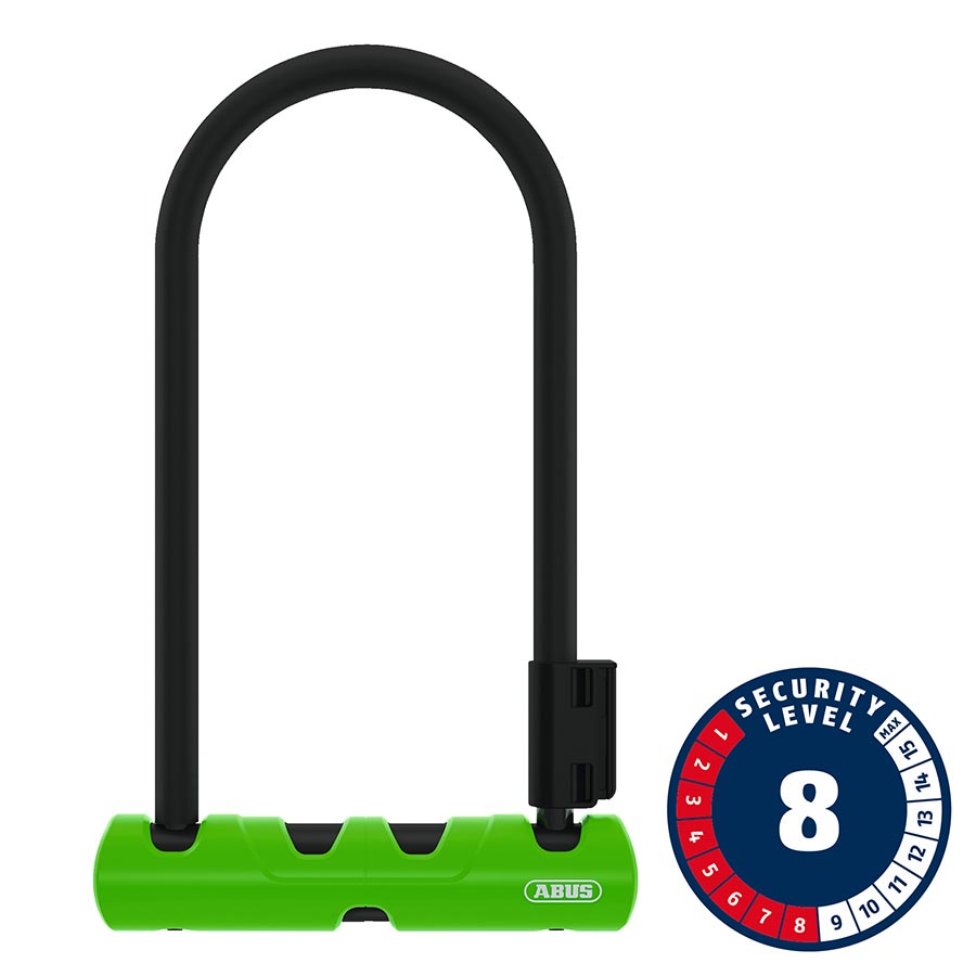 Abus, Ultra 410K Mini, U-Lock, Key, 12mm, 150x180mm, 5.9''x7'', SH34, Black