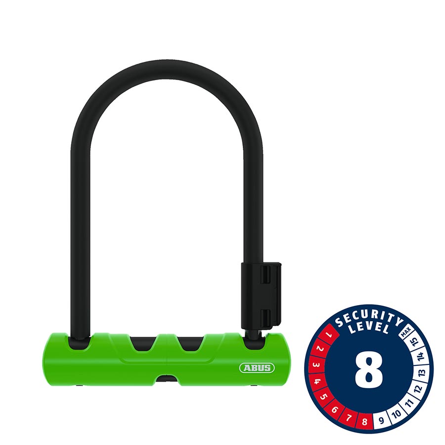 Abus, Ultra 410K Mini, U-Lock, Key, 12mm, 150x180mm, 5.9''x7'', SH34, Black