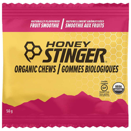 Honey Stinger, Organic Energy Chews, Box of 12 x 50g, Fruit Smoothie