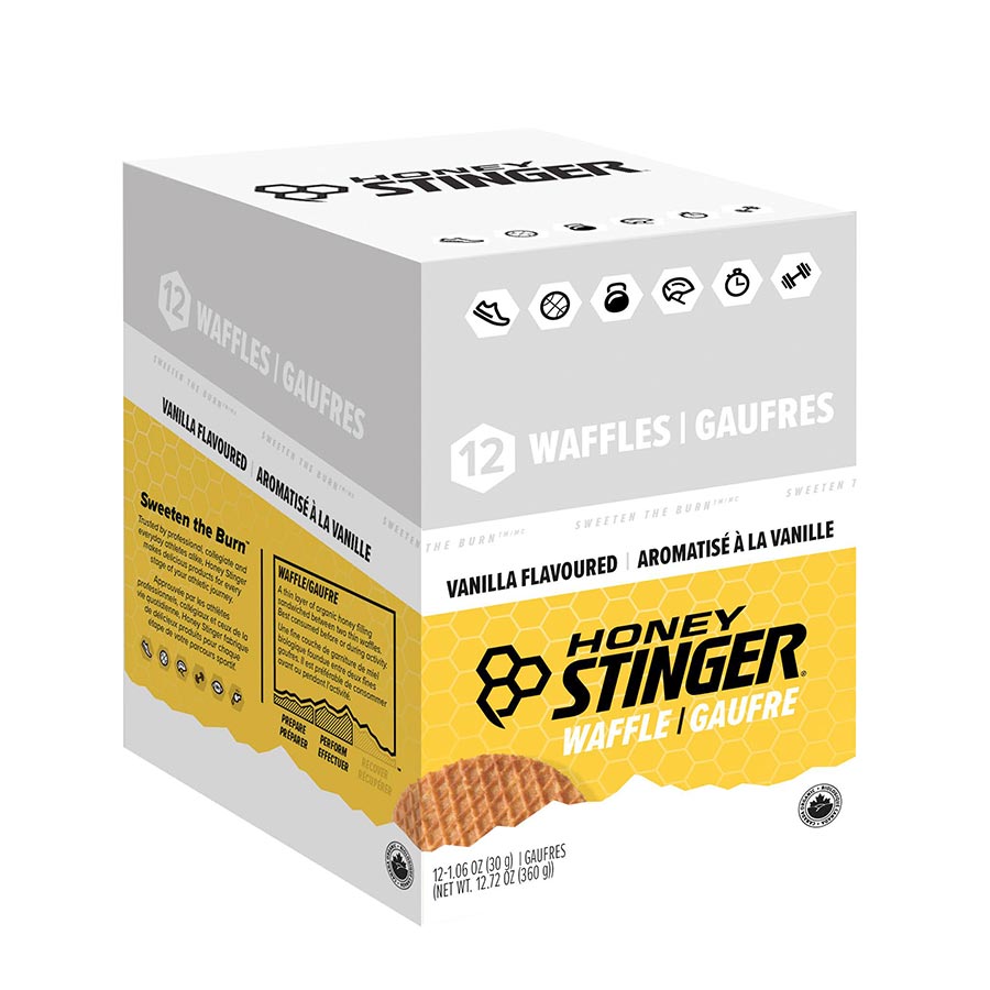 Honey Stinger, Organic Waffles, Bars, Honey, 12pcs