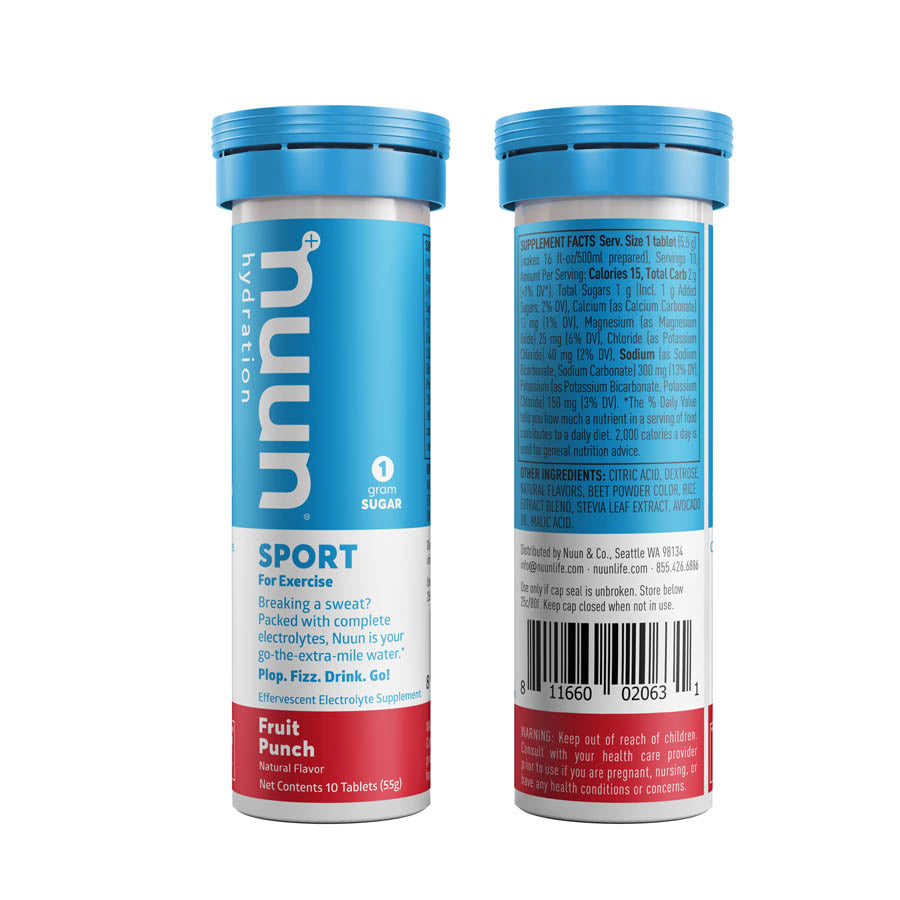 Nuun, Sport, Drink Mix, Tri-Berry, Box of 8, 10 servings