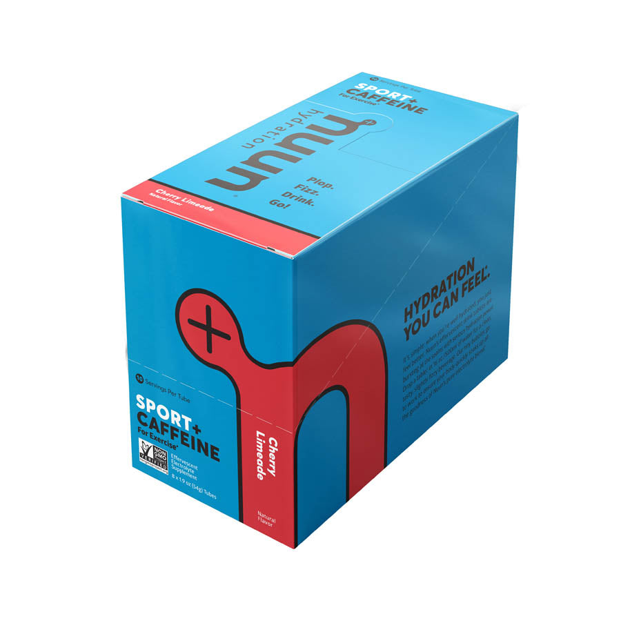 Nuun, Sport with Caffeine, Drink Mix, Wild berry, Box of 8, 10 servings