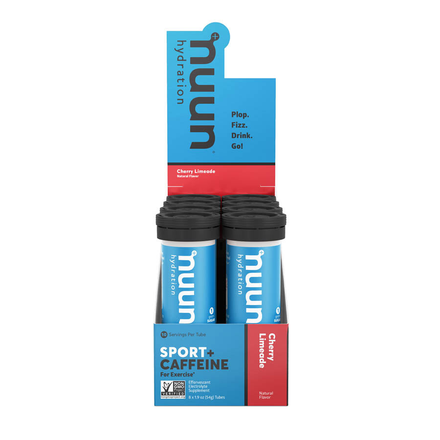 Nuun, Sport with Caffeine, Drink Mix, Wild berry, Box of 8, 10 servings