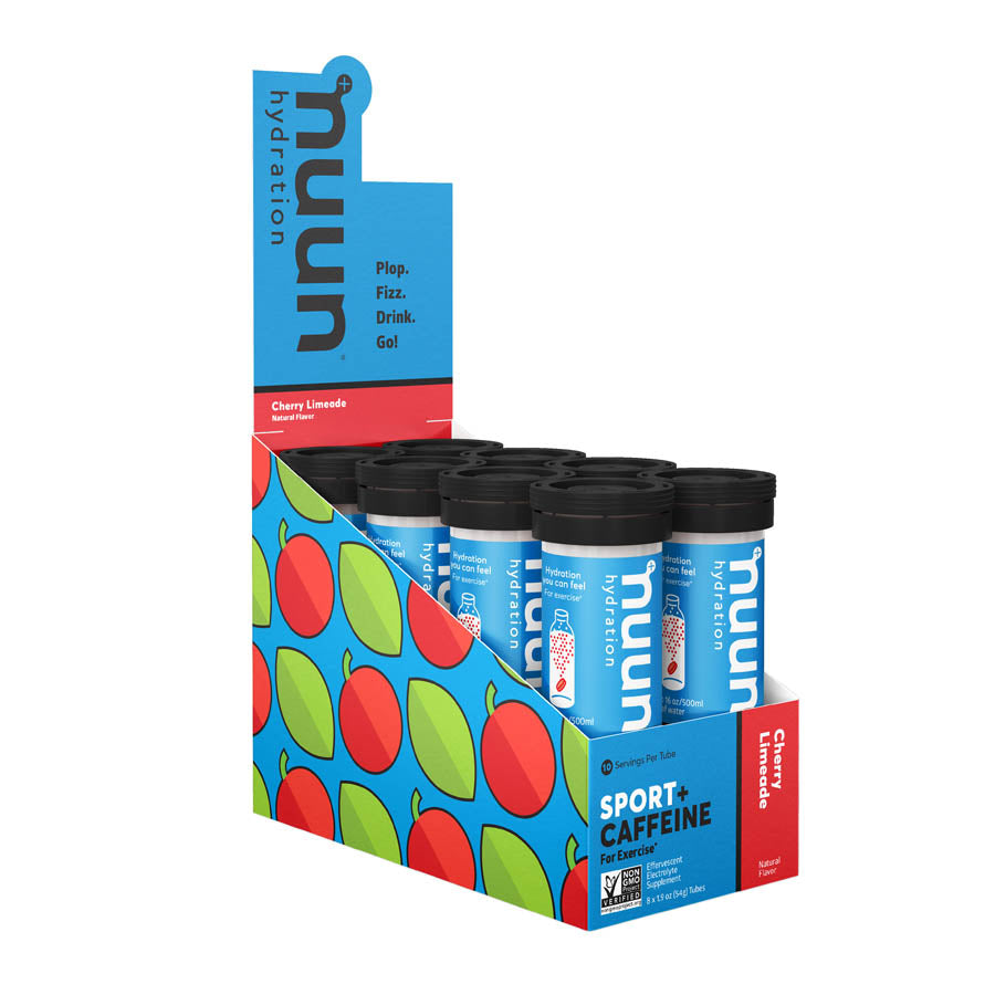 Nuun, Sport with Caffeine, Drink Mix, Wild berry, Box of 8, 10 servings