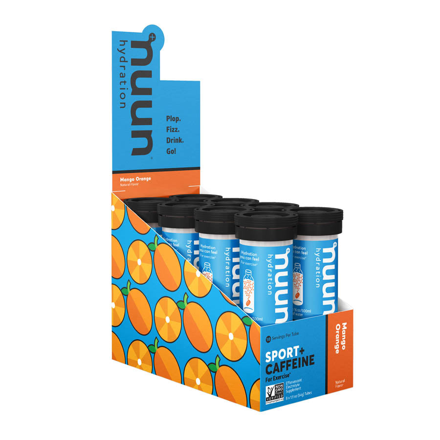 Nuun, Sport with Caffeine, Drink Mix, Wild berry, Box of 8, 10 servings