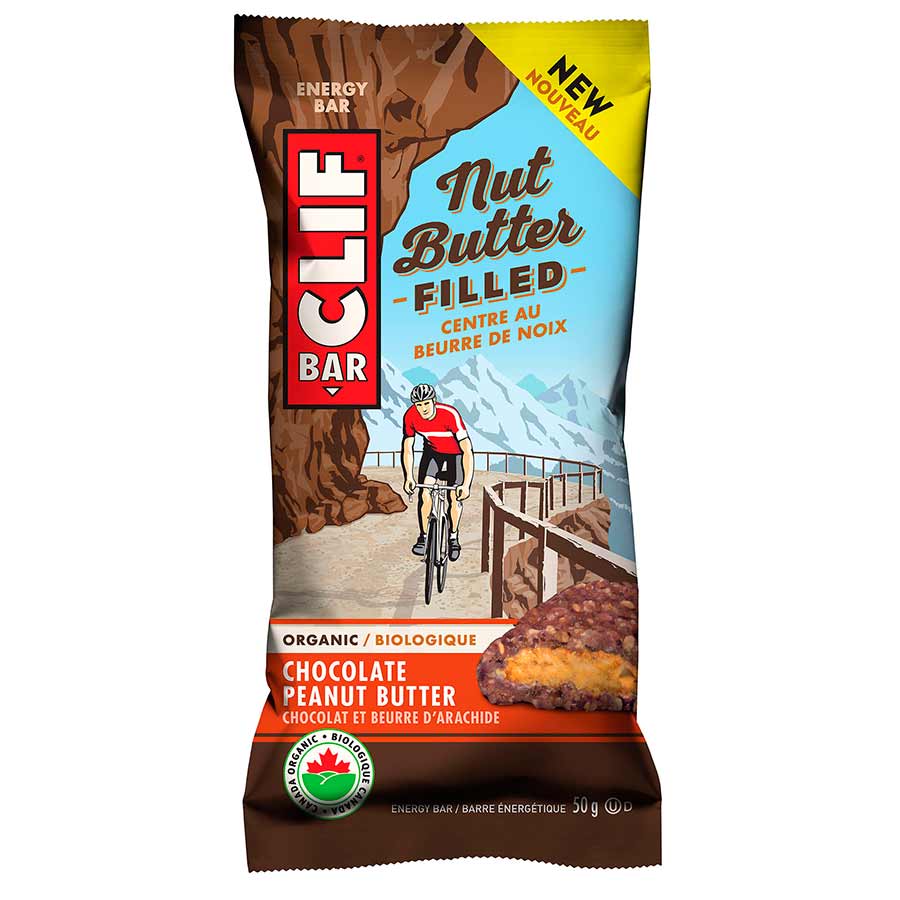 Clif, Nut Butter Filled, Bar, Chocolate/Peanut Butter, 12 X 50g