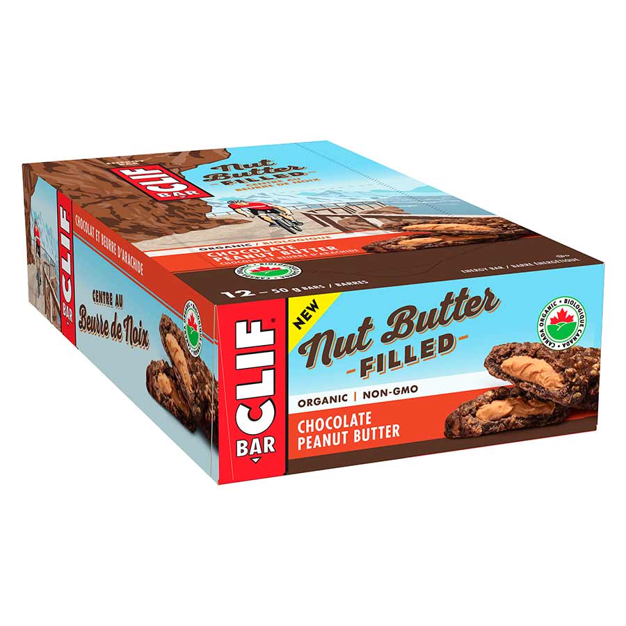 Clif, Nut Butter Filled, Bar, Chocolate/Peanut Butter, 12 X 50g