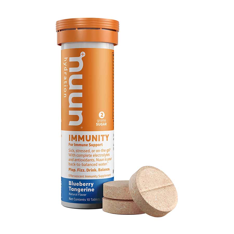 Nuun, Immunity, Drink Mix, Blueberry/tangerine, Box of 8, 10 servings