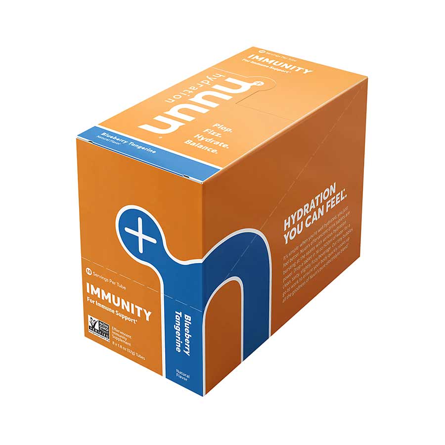 Nuun, Immunity, Drink Mix, Blueberry/tangerine, Box of 8, 10 servings