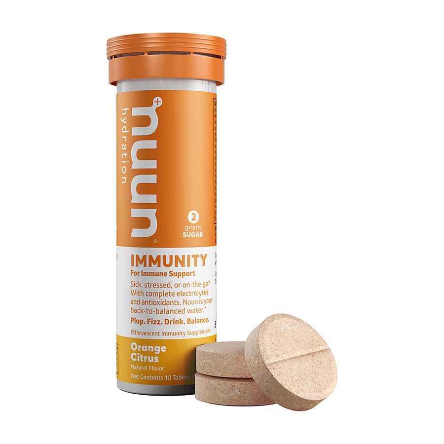 Nuun, Immunity, Drink Mix, Blueberry/tangerine, Box of 8, 10 servings