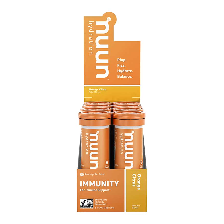 Nuun, Immunity, Drink Mix, Blueberry/tangerine, Box of 8, 10 servings