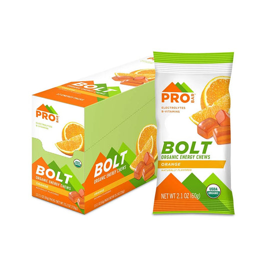 ProBar, Bolt, Chews, Orange, 12pcs