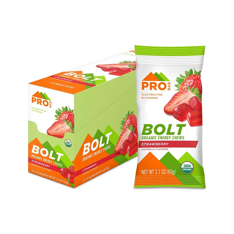 ProBar, Bolt, Chews, Orange, 12pcs