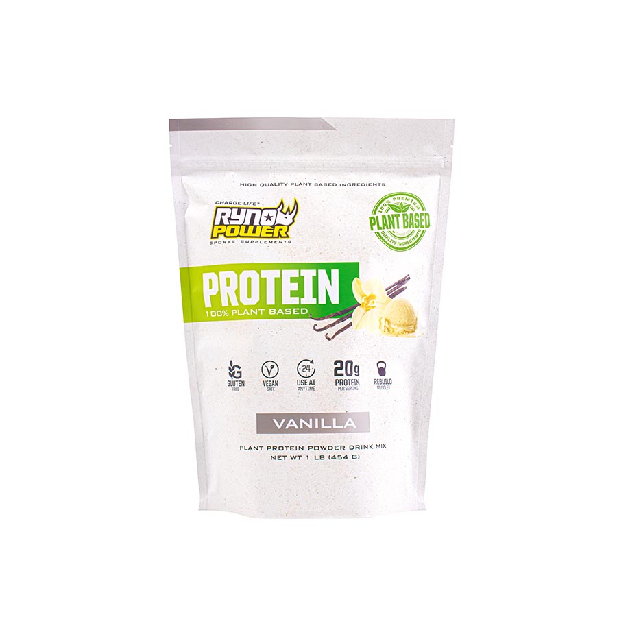 Ryno Power, Plant-Based Protein, Drink Mix, Chocolate, Pouch, 10 servings