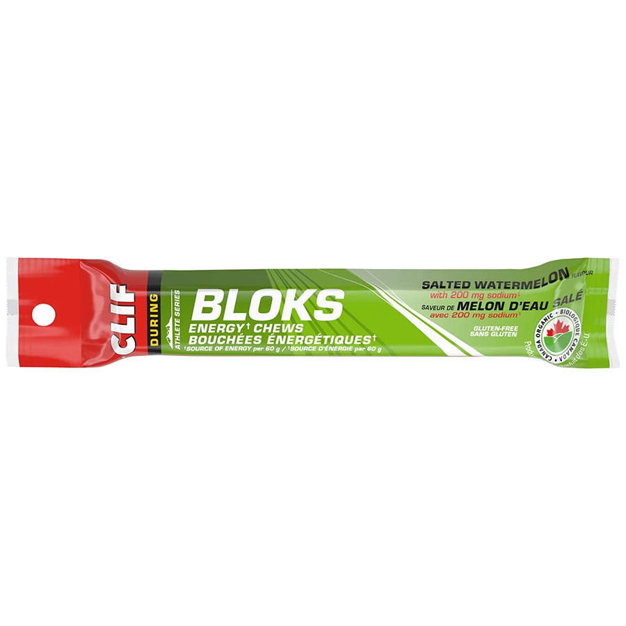 Clif, Bloks, Chews, Salted Watermelon, 18pcs