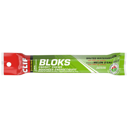 Clif, Bloks, Chews, Salted Watermelon, 18pcs