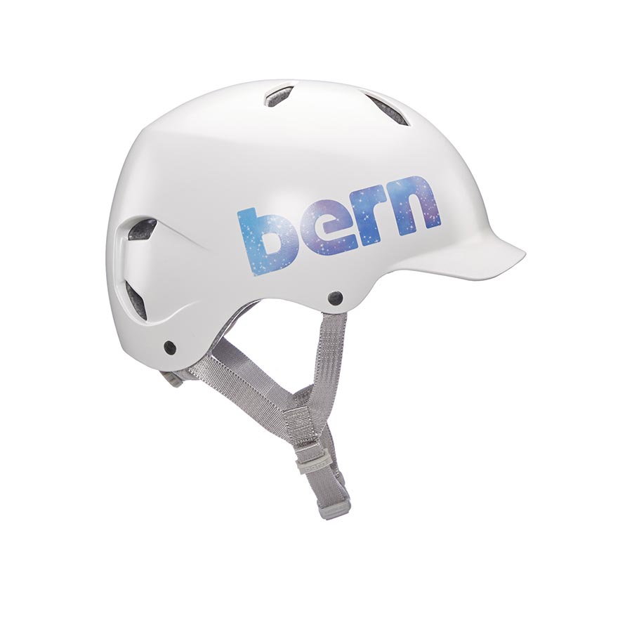 Bern, Bandito, Helmet, ML, 54.5 - 57cm, Satin White Galaxy