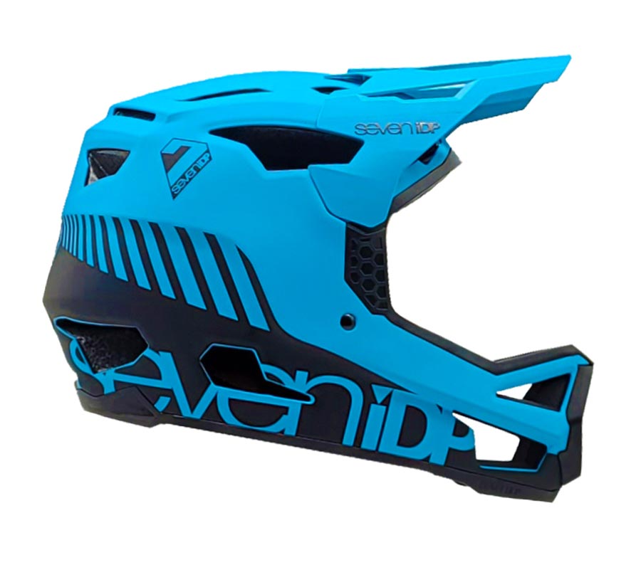 7iDP, Project 23 Fiber Glass, Full Face Helmet, Blue/Black, XL, 61 - 62cm