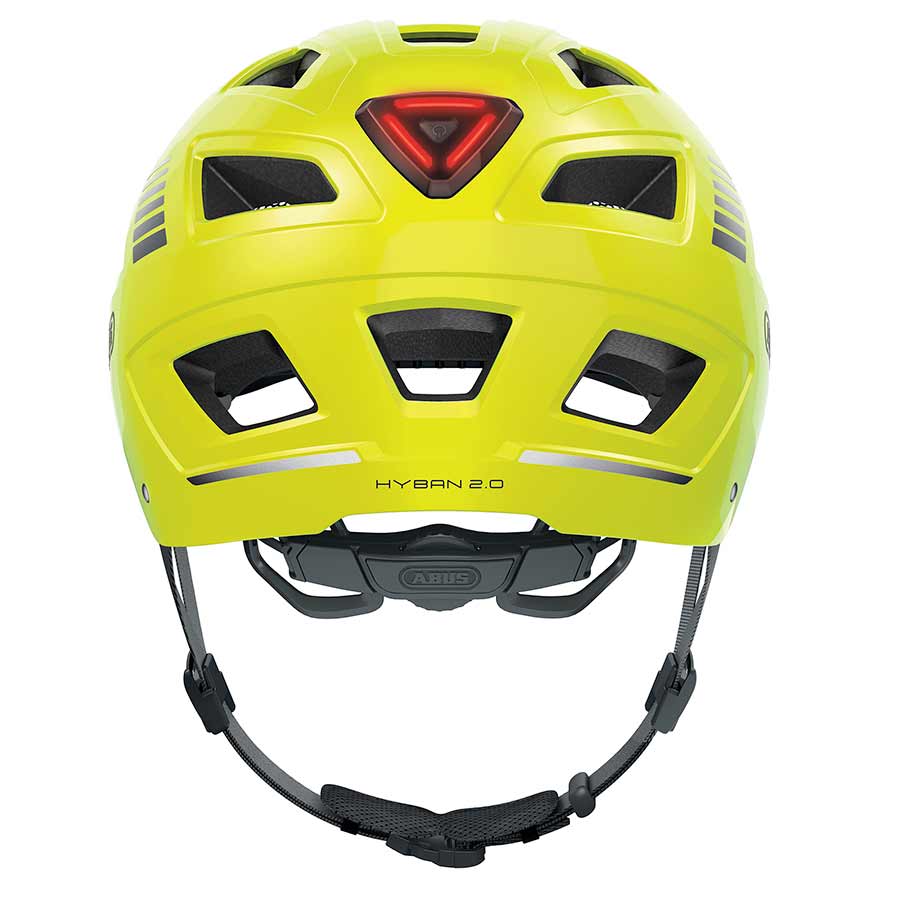 Abus, Hyban 2.0 Signal, Helmet, Signal Yellow, L, 56 - 61cm