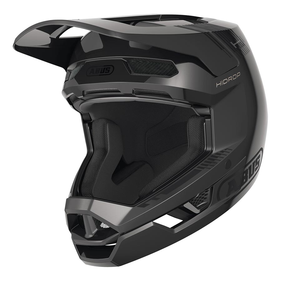 Abus, HiDrop, Full Face Helmet, L, 59 - 60cm, Shiny Black