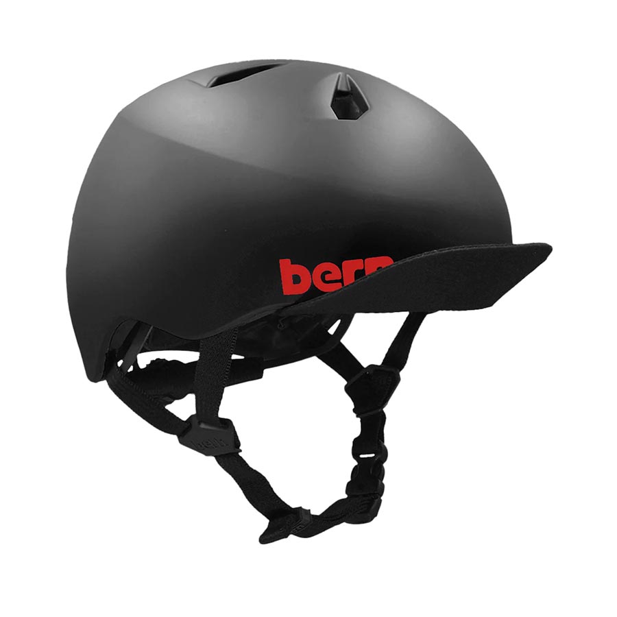 Bern, Nino DVRT, Helmet, SM, 51.5 - 54.5cm, Matte Black Racing Stripe