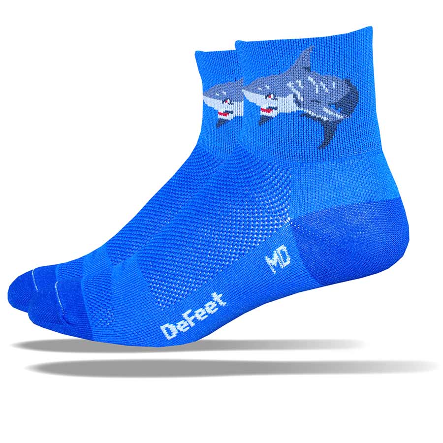 DeFeet, Aireator 2.5'', Socks, Attack Blue, L, Pair