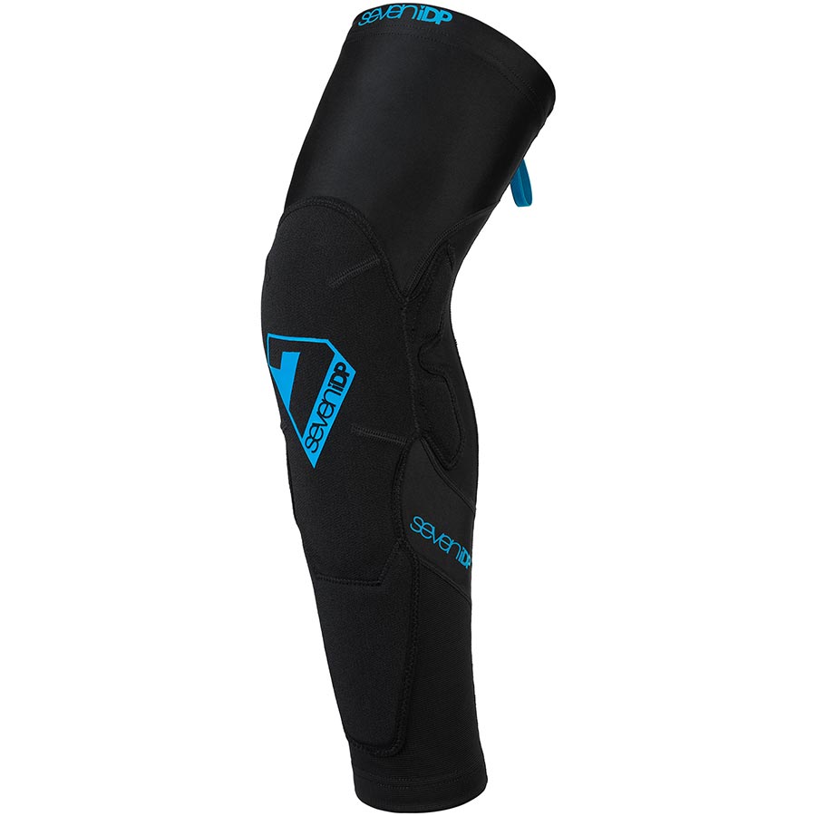 7iDP, Transition Long, Knee/Shin Guard, Black, L, Pair