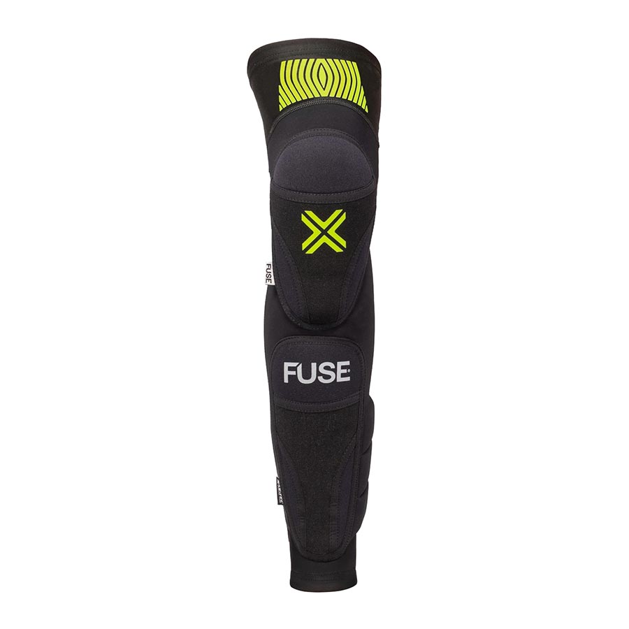 Fuse, Omega 100 Knee Combo, Knee/Shin Guard, Black, L, Pair