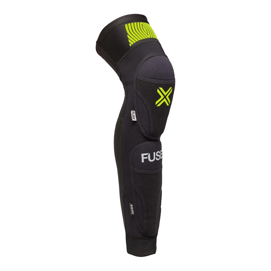 Fuse, Omega 100 Knee Combo, Knee/Shin Guard, Black, L, Pair