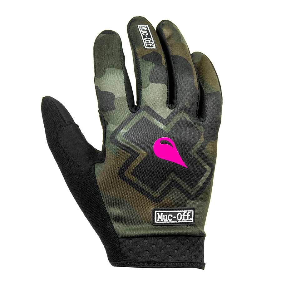 Muc-Off, MTB Ride, Full Finger Gloves, Unisex, Black, L, Pair