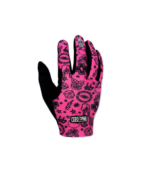 Muc-Off, Lightweight Mesh Rider, Full Finger Gloves, Pink, L, Pair