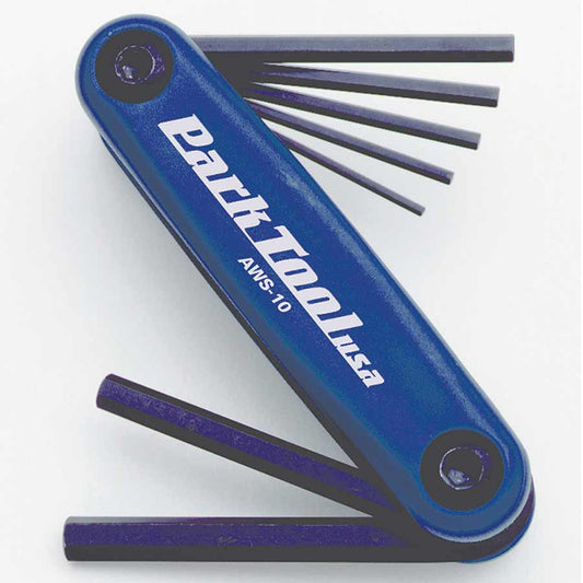 Park Tool, AWS-10, Folding hex wrench set, 1.5mm, 2mm, 2.5mm, 3m, 4mm, 5mm and 6mm