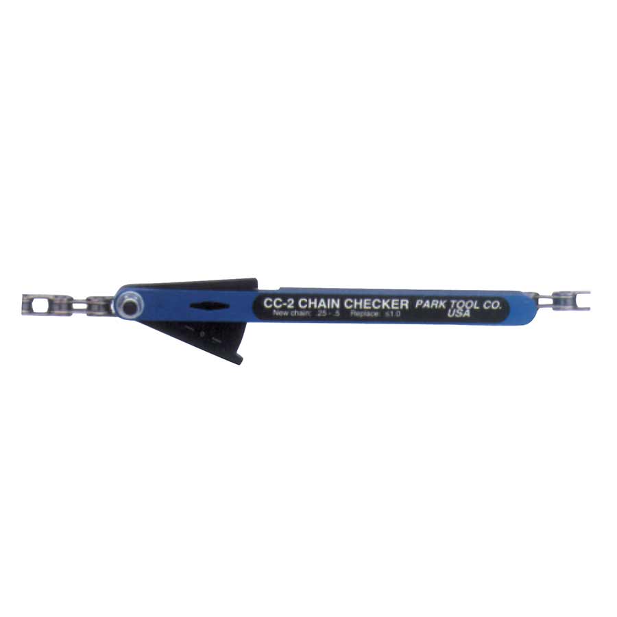 Park Tool, CC-2, Chain wear indicator, Shows percentage of wear