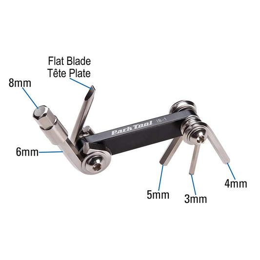 Park Tool, IB-1, I-Beam 1, Multi-tool, 5 functions