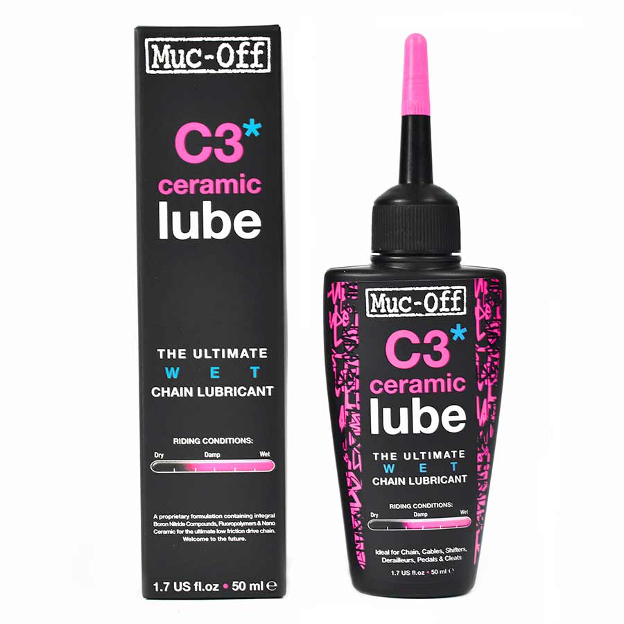 Muc-Off, C3 Wet Ceramic, Chain lubricant, 50ml